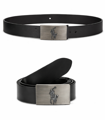 Polo Ralph Lauren Men's Black Leather Belt