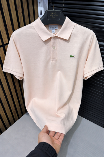 Lacoste Classic Polo Shirt – Light Pink