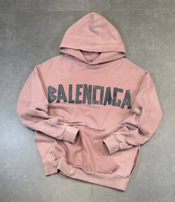 Balenciaga - Tape Distressed Hoodie