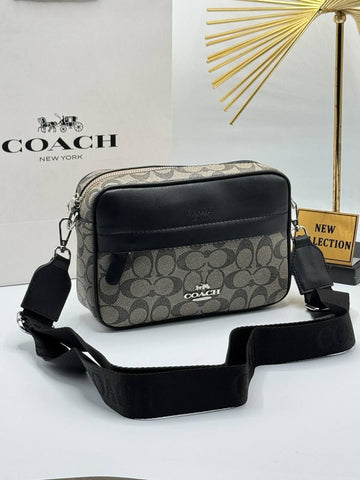 Coach Crossbody Bag – Grey / Black