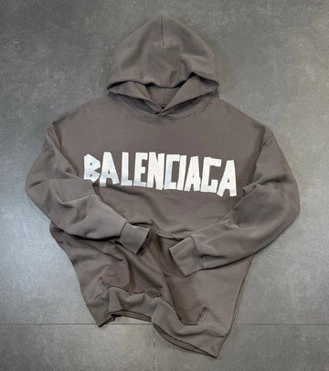 Balenciaga - Tape Distressed Hoodie